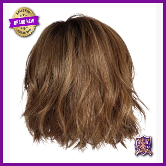 Chin Length Synthetic Wig Lace Front Monofilament Top Heat Friendly